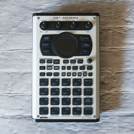 Anodized silver (black print) | For Roland SP-404MKII